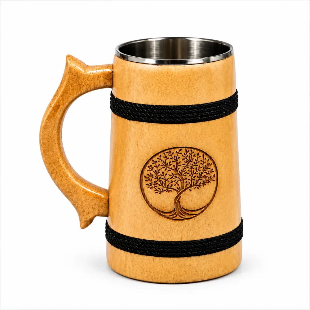 Mug — Handcrafted wooden mug by BGF Woods