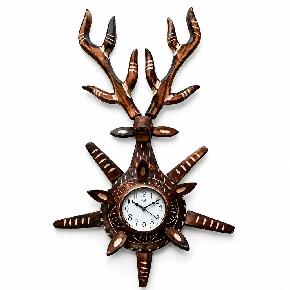 Wall Clock — Handcrafted wooden wall clock by BGF Woods